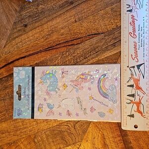 SandyLion unicorn stickers sealed